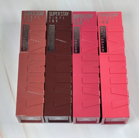 Maybelline Super Stay Vinyl Ink Liquid Lipcolor Bundle NEW! - Picture 2 of 11